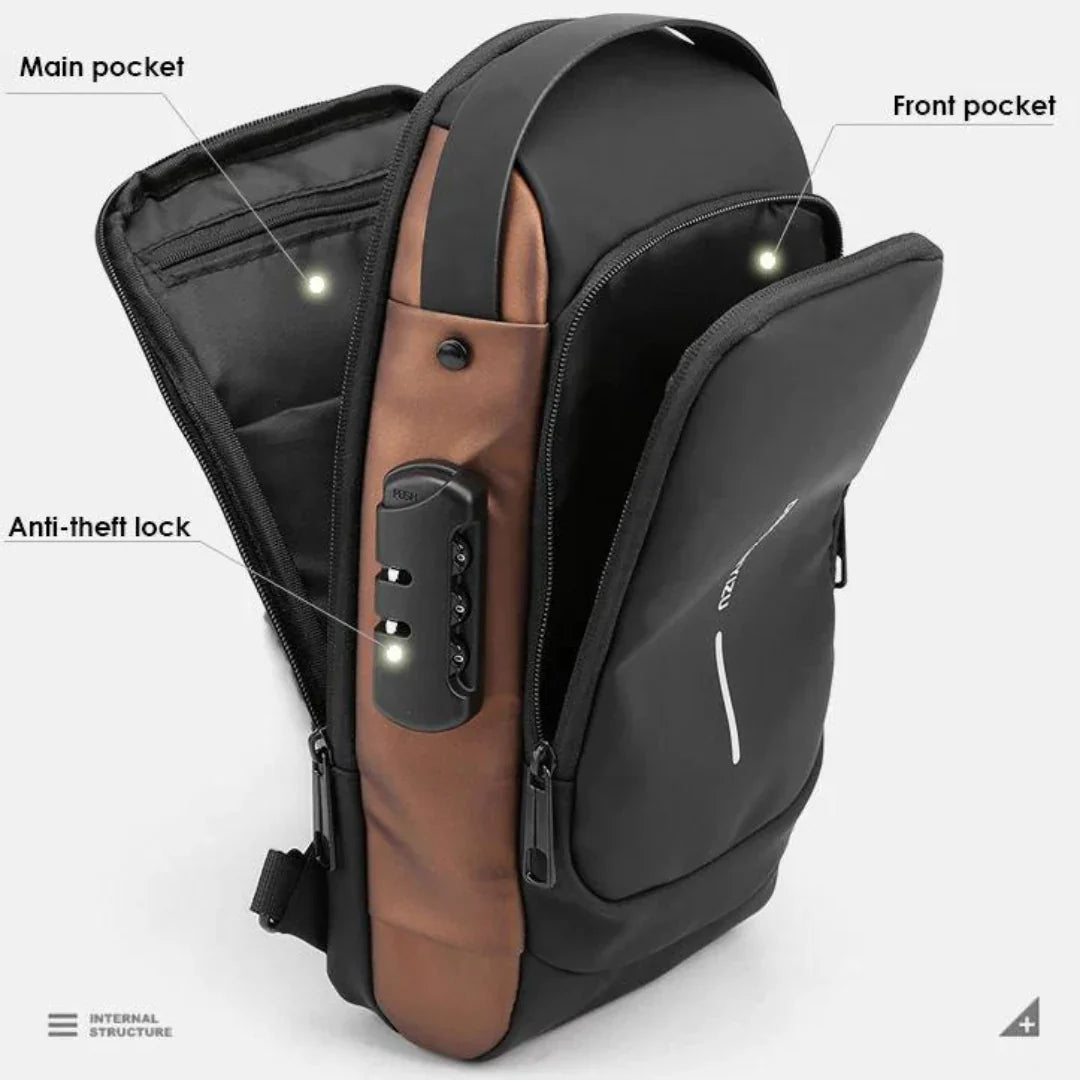 Voyager® - Anti-Theft USB Street Crossbody Unisex Sling Bag