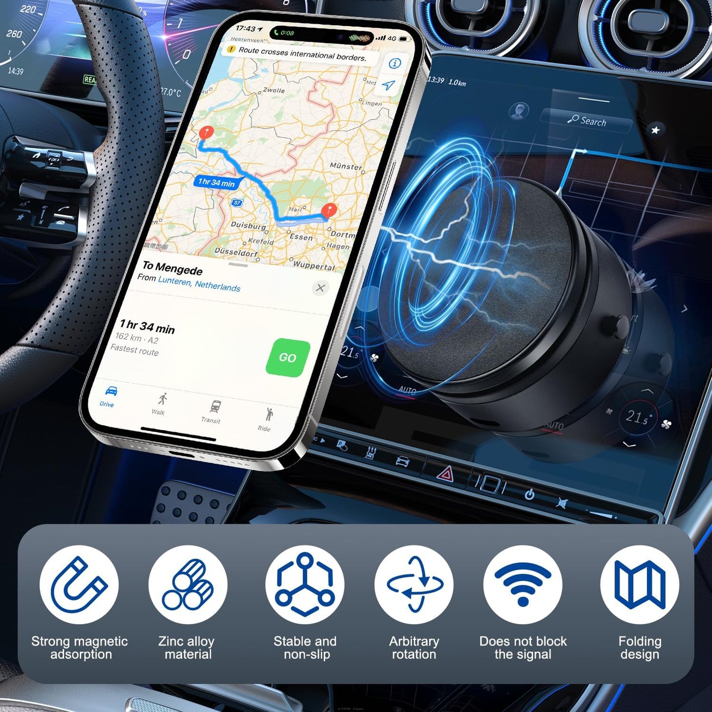 TitanHold® - Magic Magnetic Suction Phone Holder (All Phones)