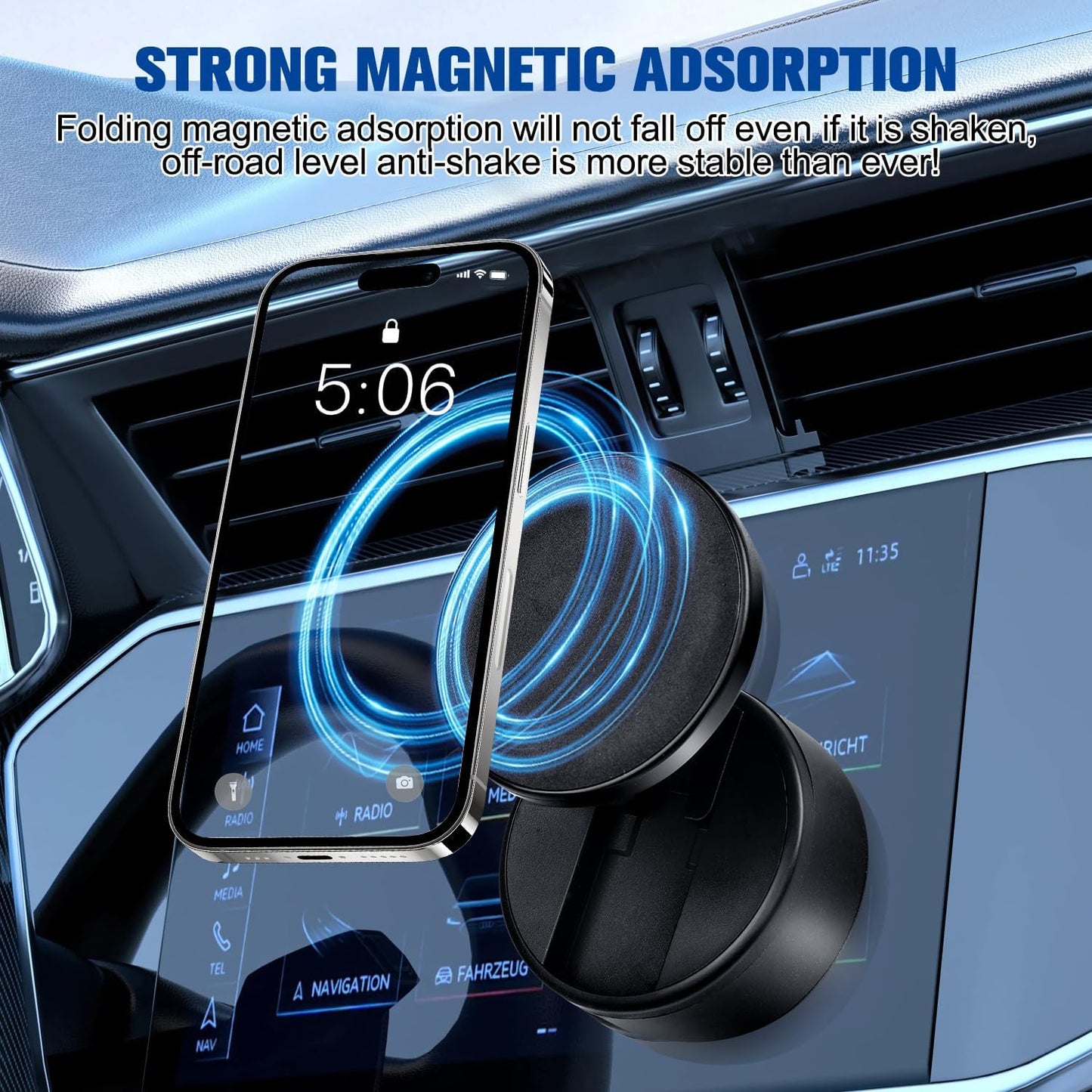 TitanHold® - Magic Magnetic Suction Phone Holder (All Phones)