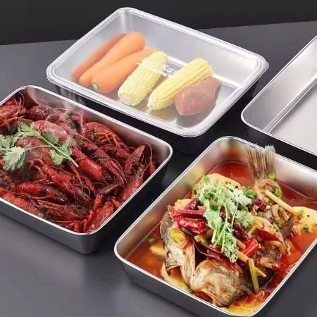 TrayLuxe® - Non Stick Baking Pan Food Storage Box with Cover