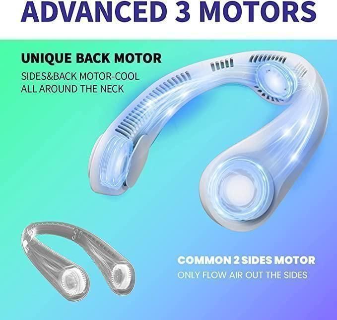 NeckNest™ - Portable Bladeless Hanging Rechargeable Neck Fan