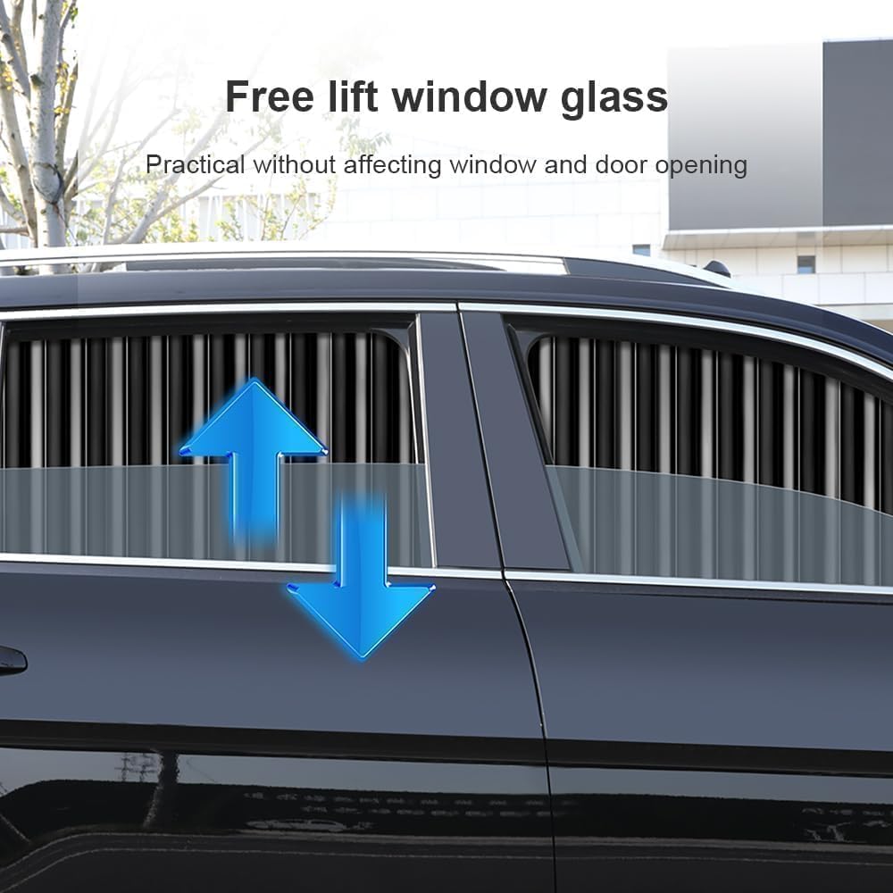 Sunveil® - Privacy Magnetic Car Curtains (Pack of 4)