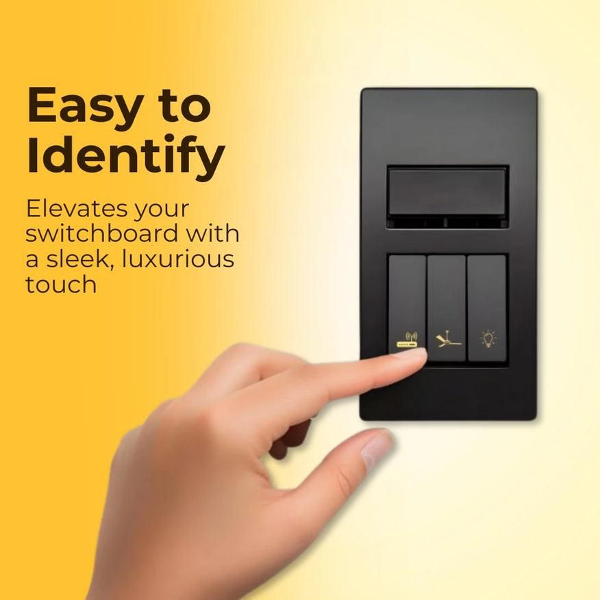 GoldSnap® - Premium Gold Switch Stickers