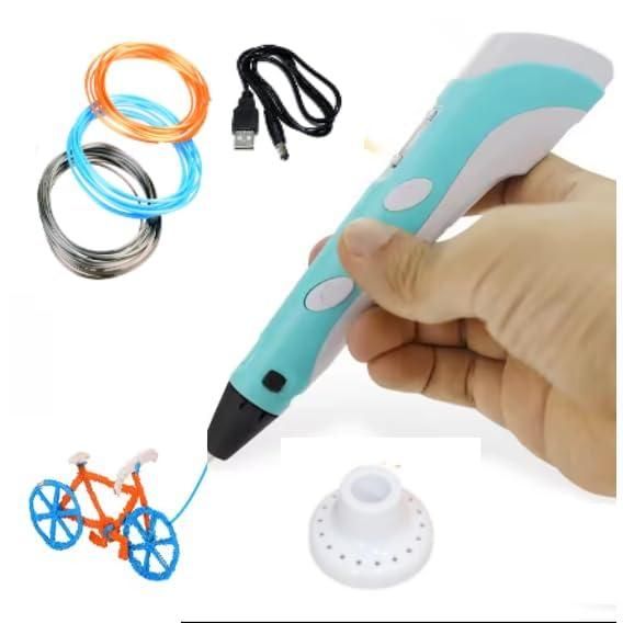 3D Printer Pen for Kids Complete 3D Drawing Pen Set with PLA Filament (Random Color)�