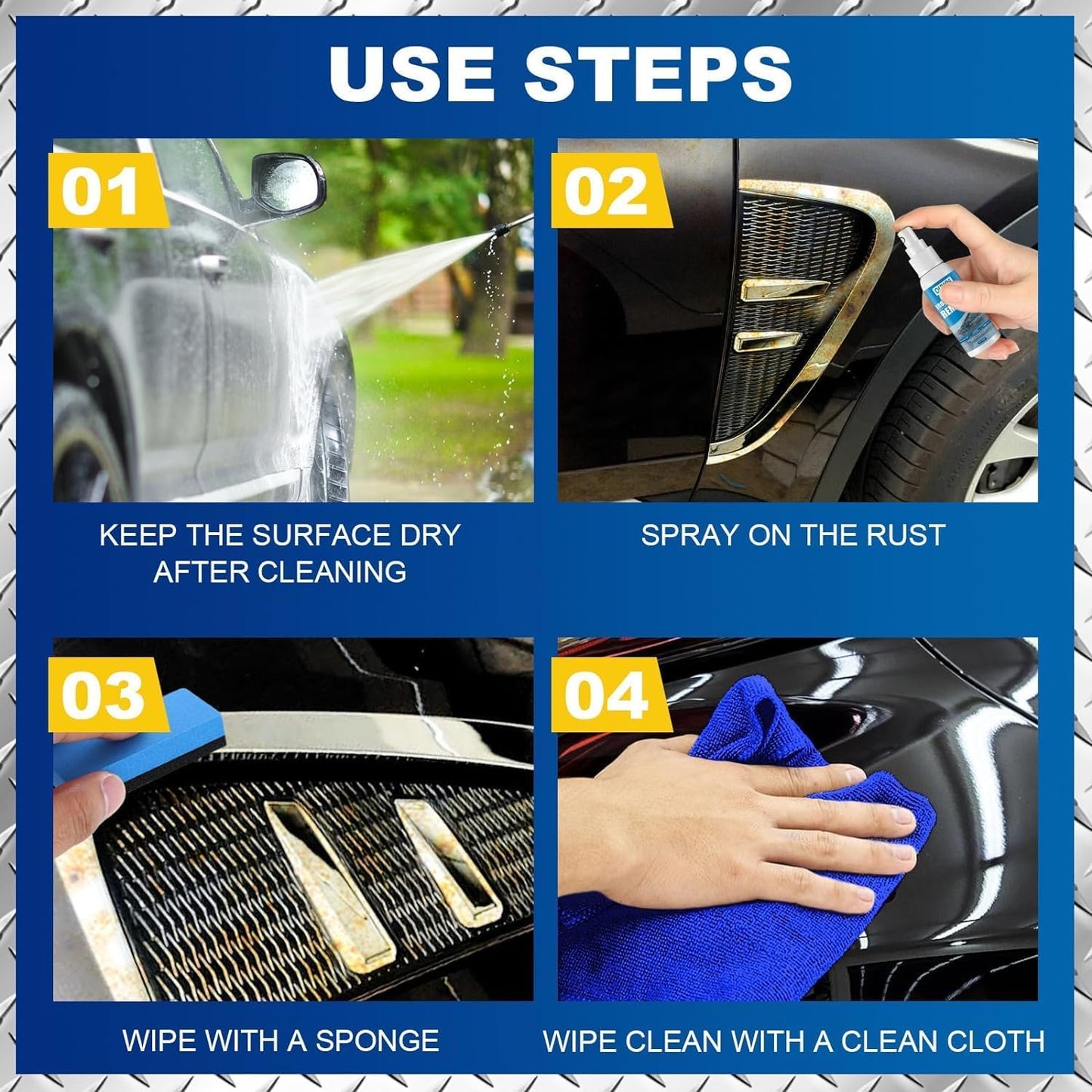 ClearRust - All Rust Remover Spray 100ML (Pack of 2)