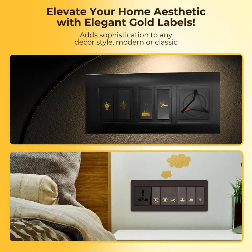 GoldSnap® - Premium Gold Switch Stickers