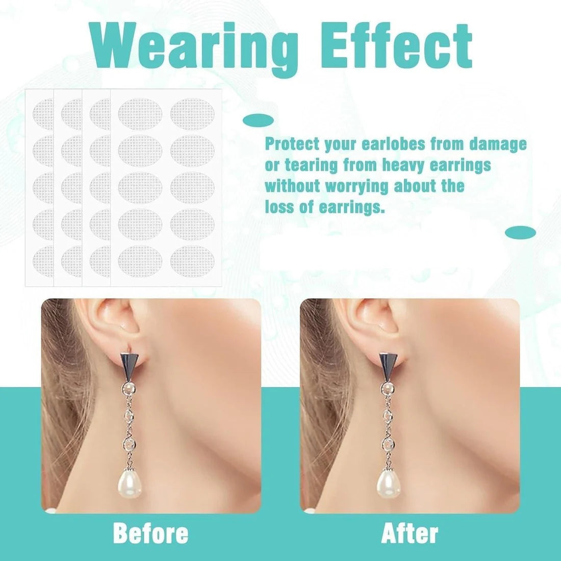EarGrip Pro® - Premium Earlobe Support Patches (100 PCS)