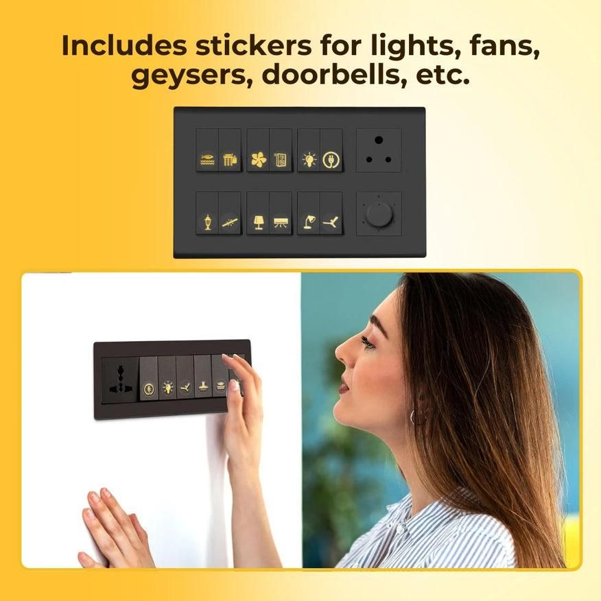 GoldSnap® - Premium Gold Switch Stickers