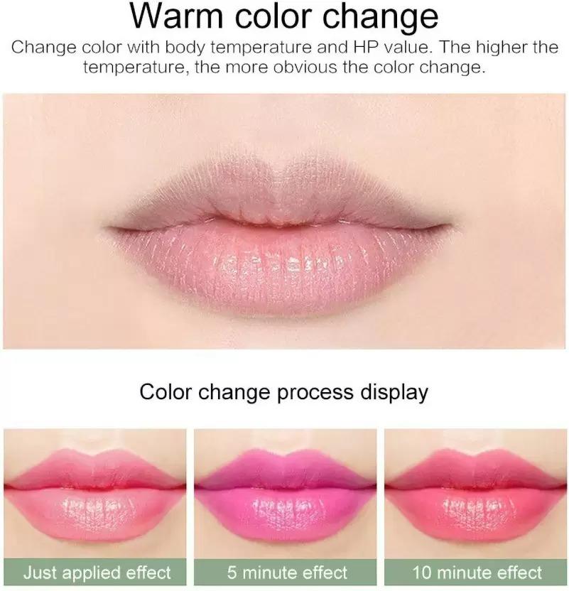 Plumpixie® - Gold Glitter Color Change Gel Lipstick (Pink, 3.6 g)