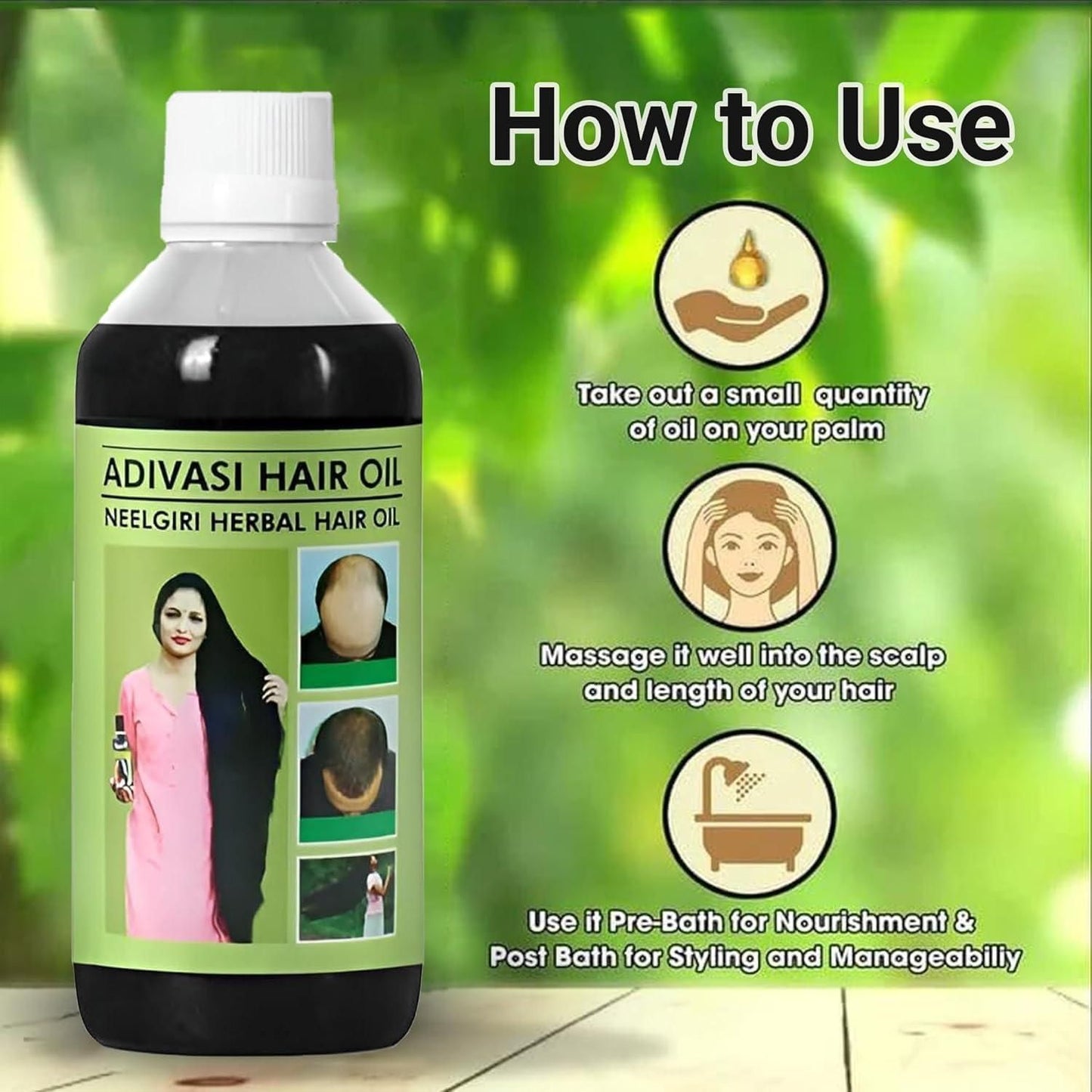 Original™️ Adivasi Hakki Pakki Herbal Hair Oil