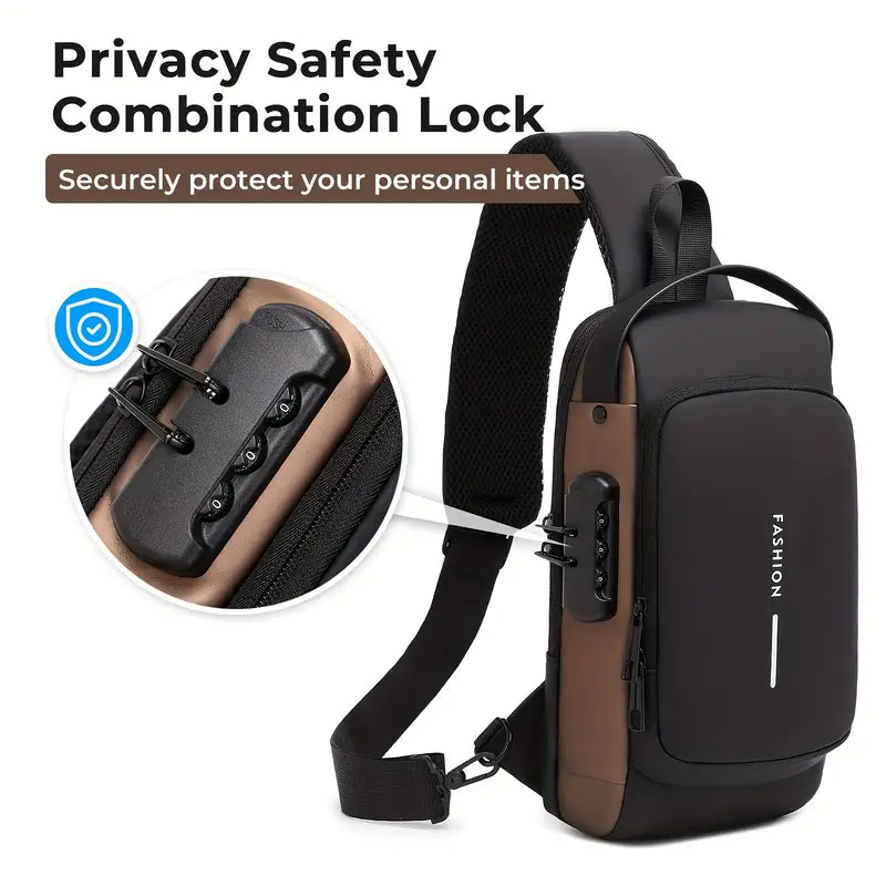 Voyager® - Anti-Theft USB Street Crossbody Unisex Sling Bag
