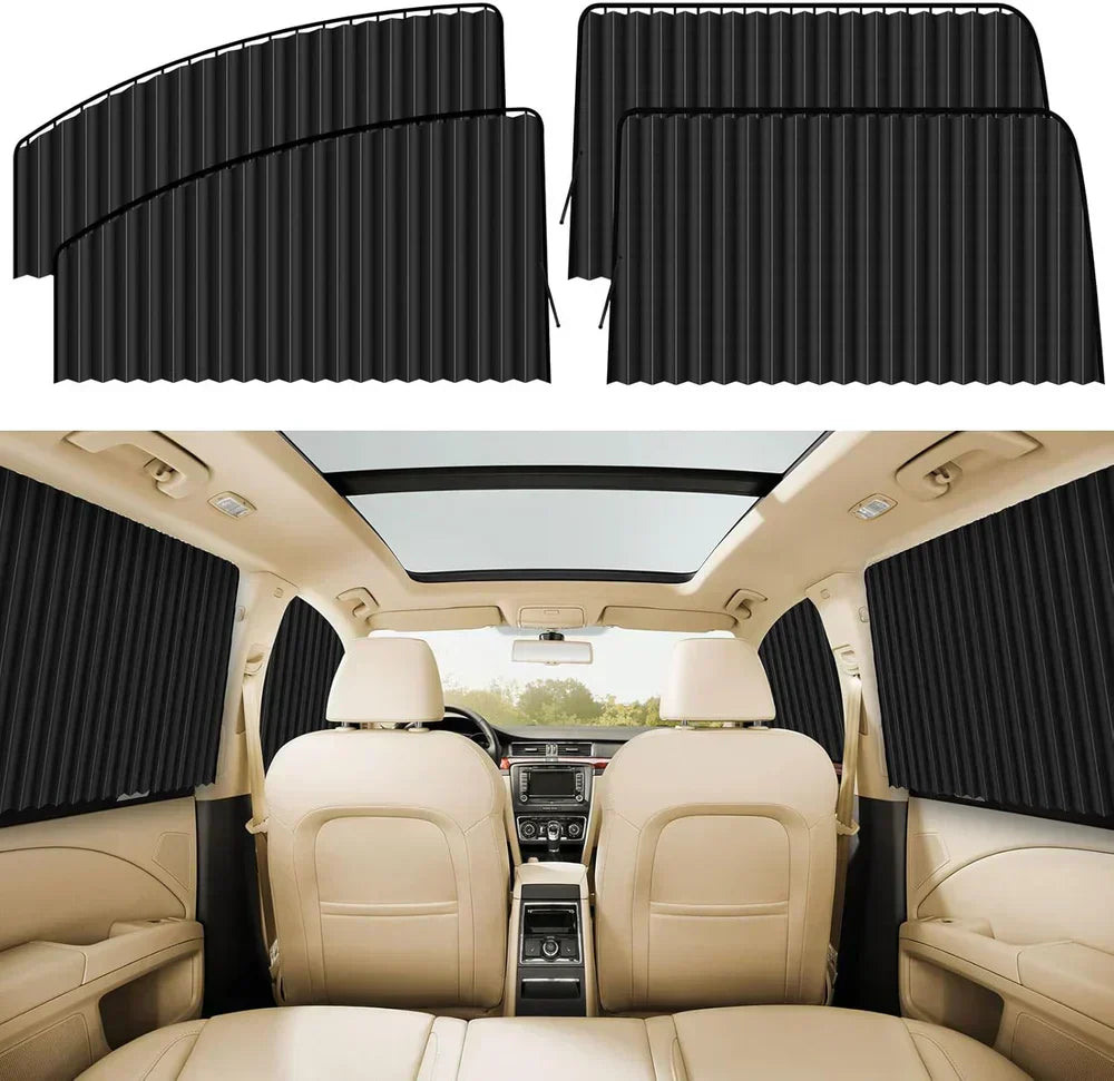 Sunveil® - Privacy Magnetic Car Curtains (Pack of 4)