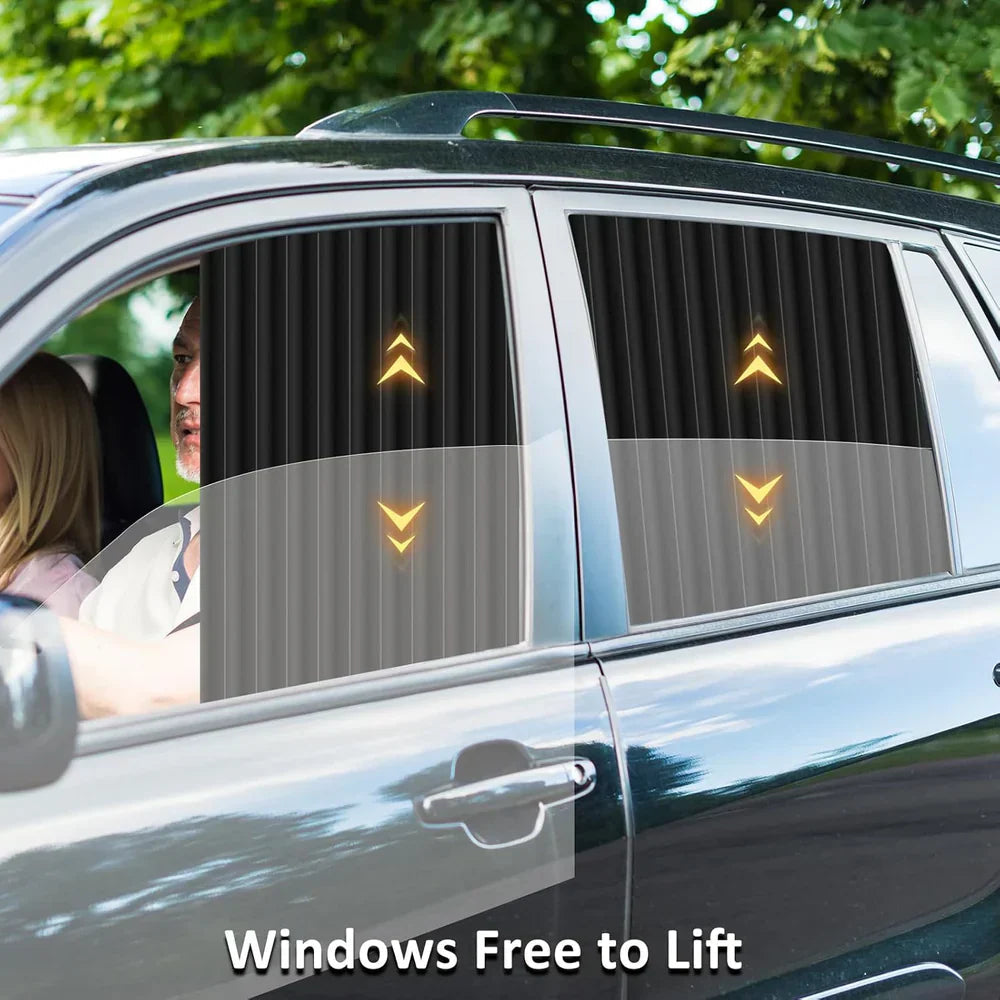 Sunveil® - Privacy Magnetic Car Curtains (Pack of 4)
