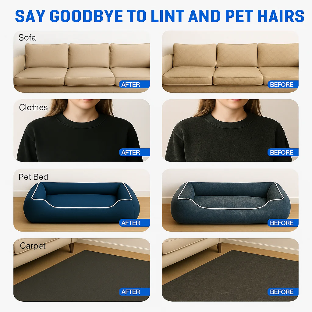 Ski&Cela PetSilka® - Premium Pet Hair Removal Gloves