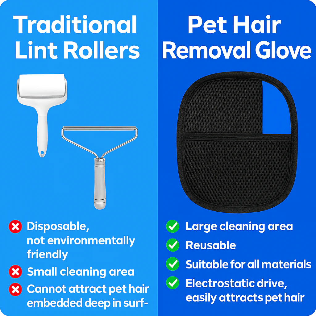 Ski&Cela PetSilka® - Premium Pet Hair Removal Gloves