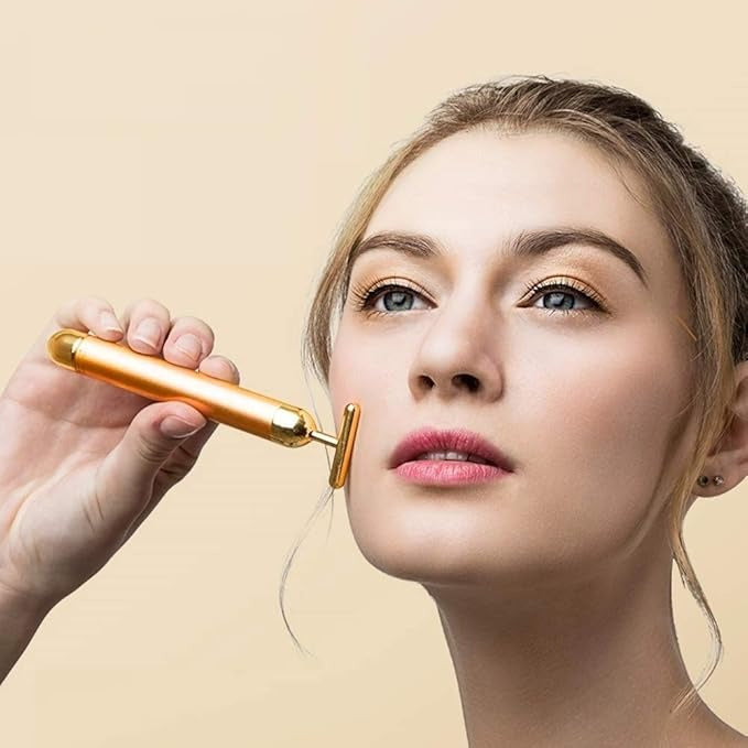 Opalune® - 24K Gold Energy Beauty Bar Electric Facial Massage Roller
