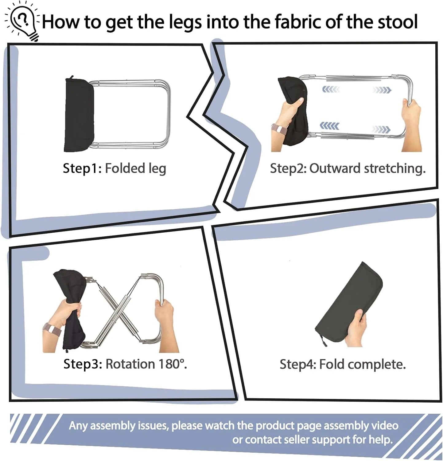 SnapStool® - Premium Ultralight Portable Folding Chair