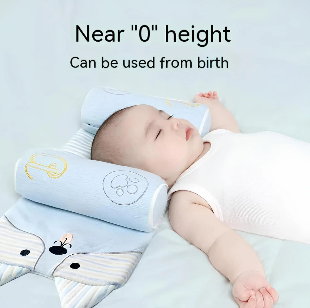GentleSupport® - Premium Baby Head Shaping Support Pillow