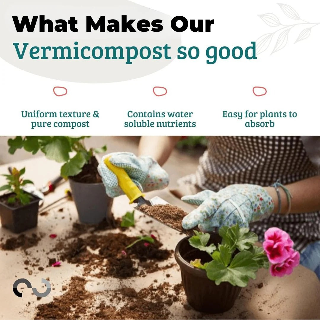 VermiBloom® - Organic Vermicompost Growth Enhancer for Plants