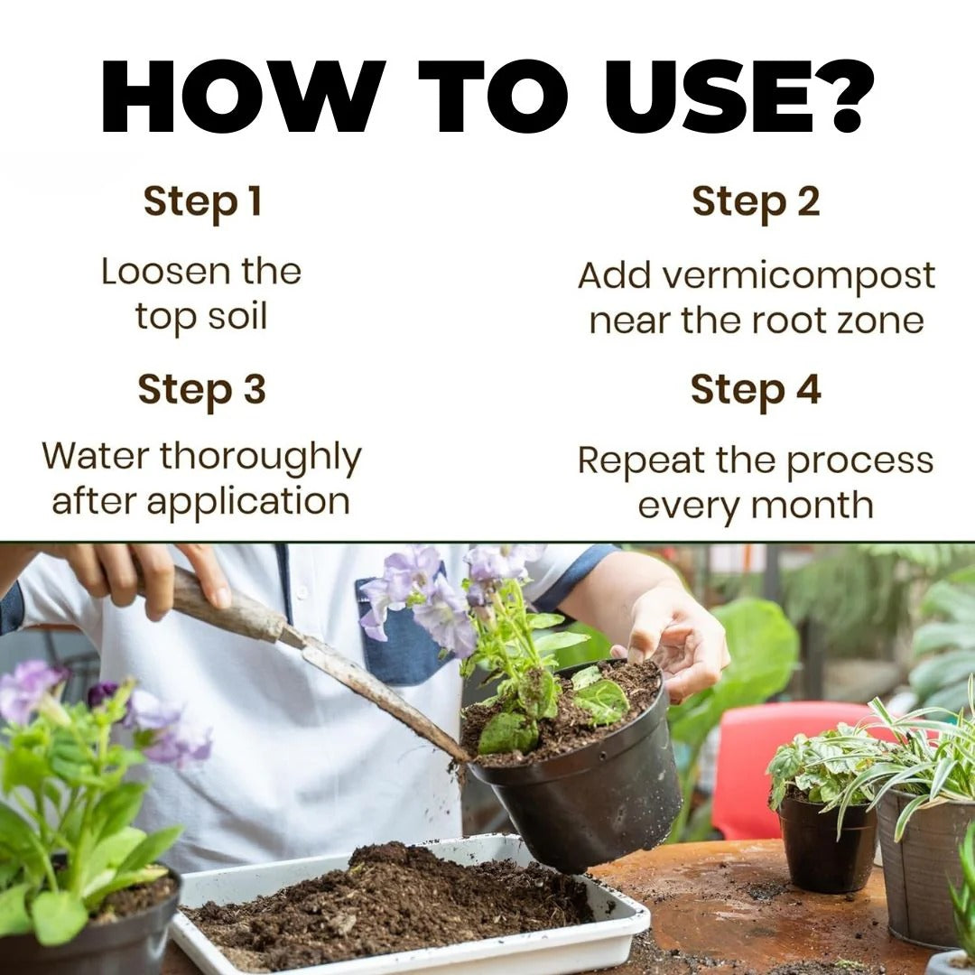 VermiBloom® - Organic Vermicompost Growth Enhancer for Plants
