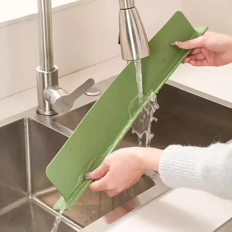 (BUY 1 GET 1 FREE) SpillSafe® - Premium Splash Guard for Kitchen Sink & Countertop