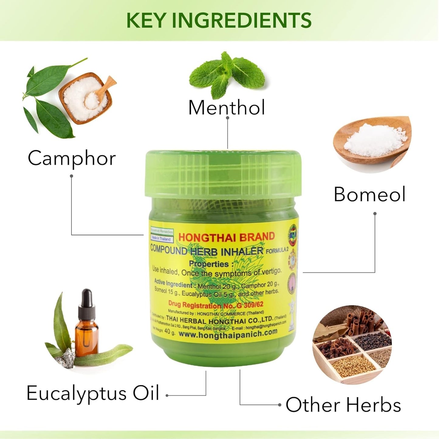 (BUY 1 GET 1 FREE) Hong Thai® - Premium Traditional Herbal Inhaler