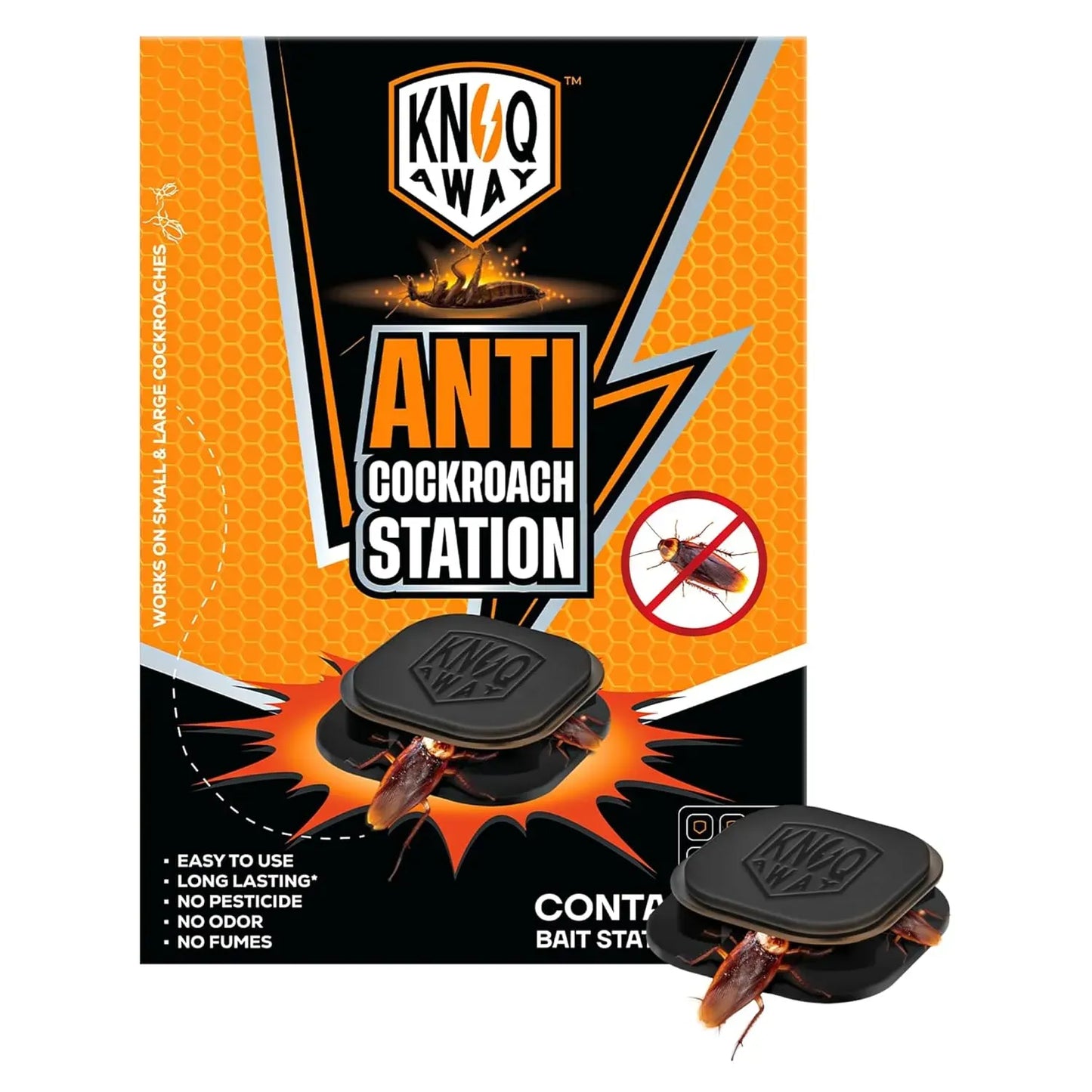 RoachTrap Pro® - 100% Plant-Based Japanese Roach Bait Stations (Pack of 12)