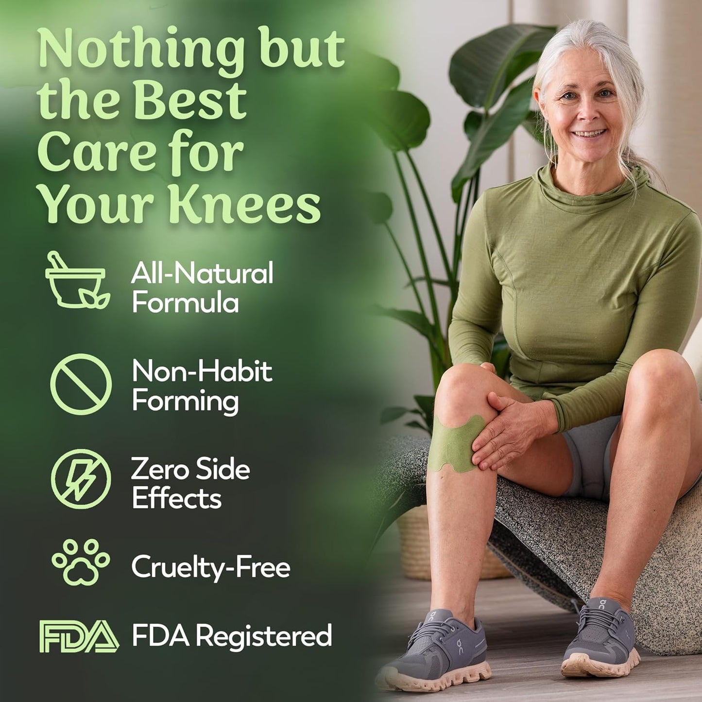 GreenSoothe™ - Natural Knee Pain Relief Patches 🌿🦵(BUY 1 GET 1 FREE)
