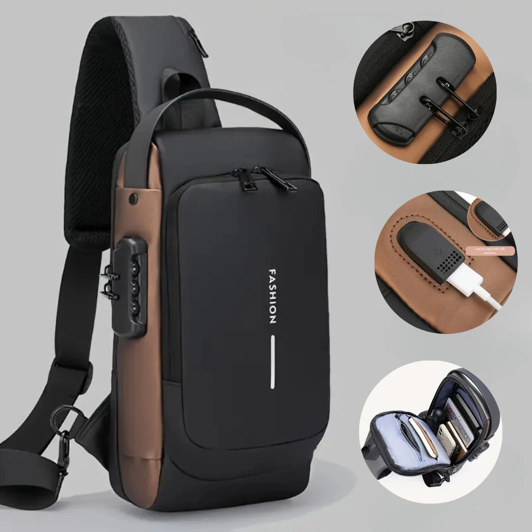 Voyager® - Anti-Theft USB Street Crossbody Unisex Sling Bag