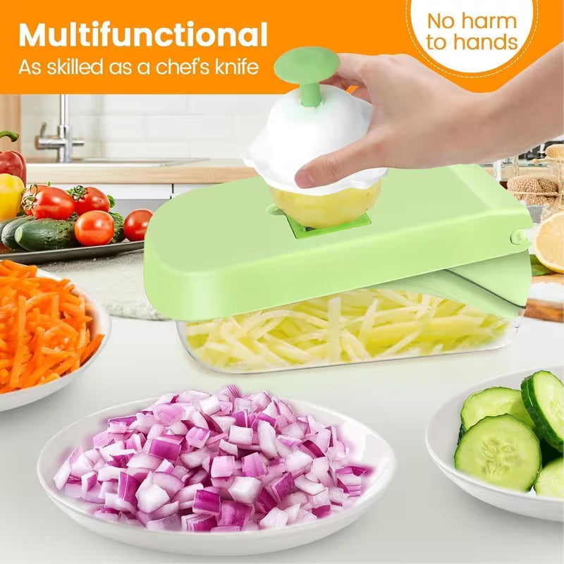 Chopora® - 15-in-1 Multifunctional Vegetable Chopper with 8 Blades