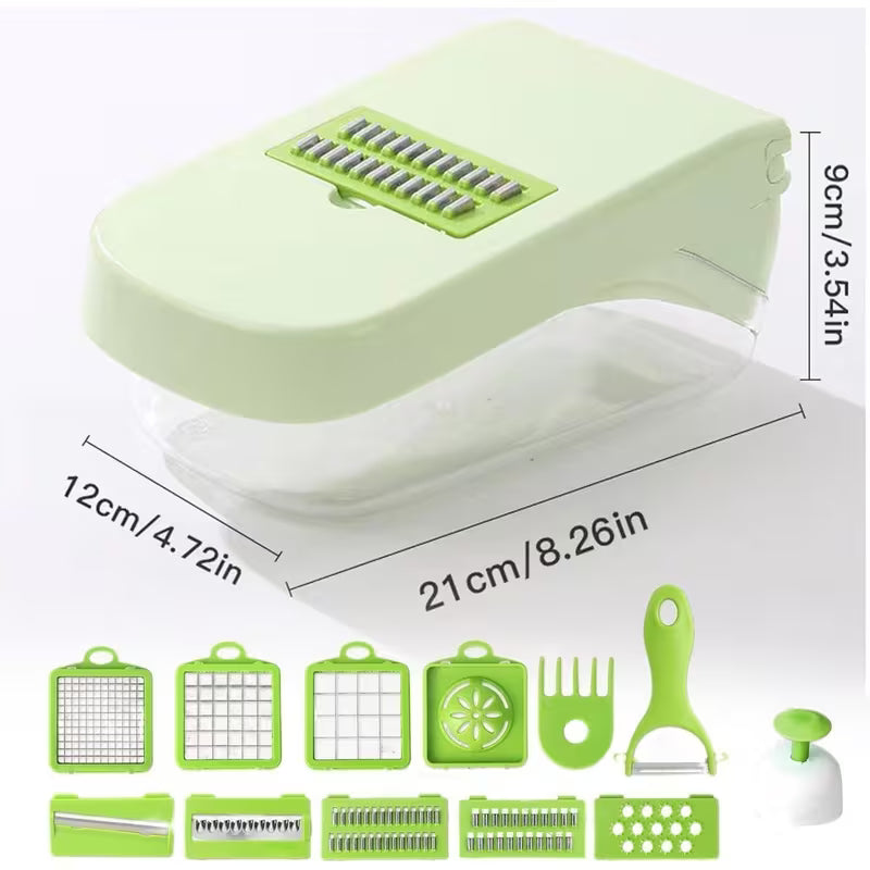 Chopora® - 15-in-1 Multifunctional Vegetable Chopper with 8 Blades