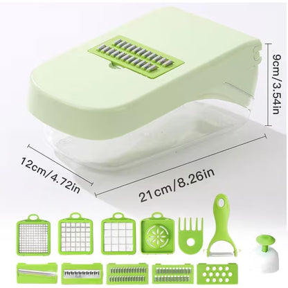 Chopora® - 15-in-1 Multifunctional Vegetable Chopper with 8 Blades