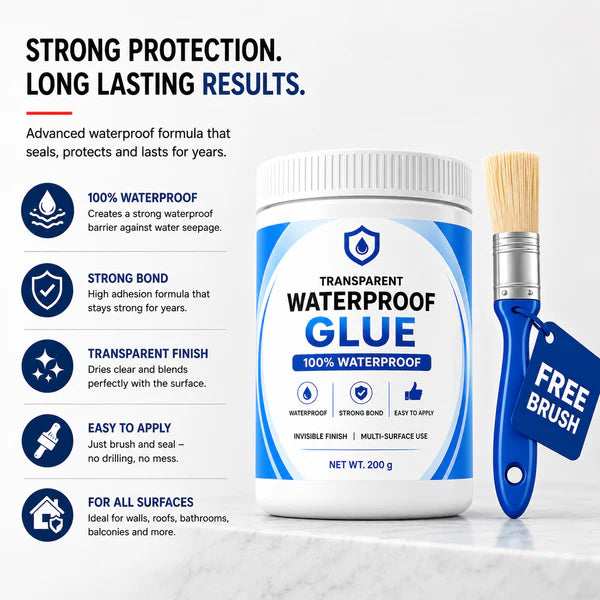 SealBond® - Transparent Waterproof Glue  Free Brush 200g each pack of 2