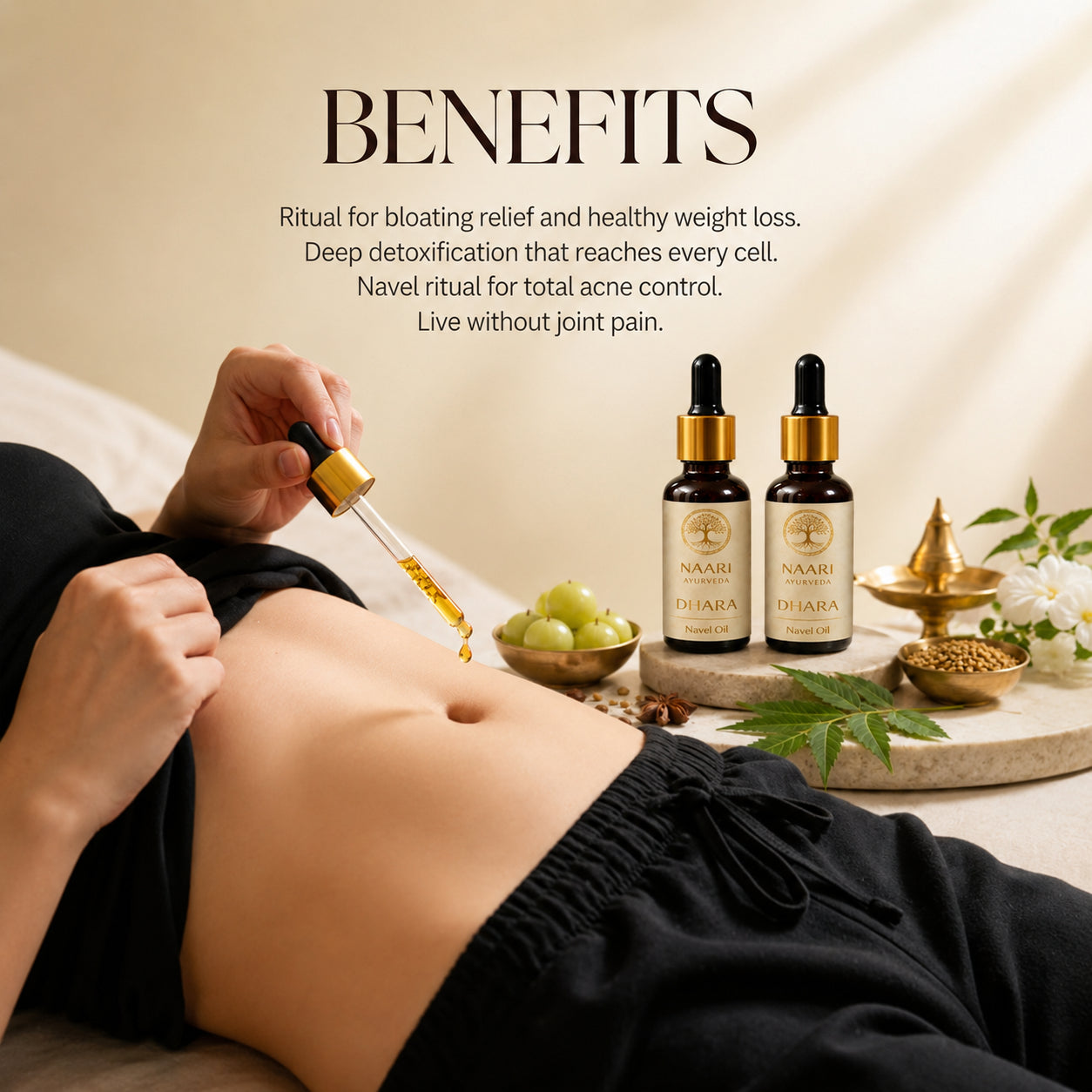 Dhara Navel Oil 100ml Each pack of 2