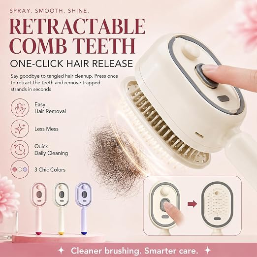 5 in 1 Rechargeable Hair Massage  pack of 1 (assorted colors)