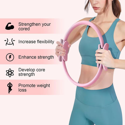 Yoga Circle Exercise Pilates Ring  (ASSORTED COLORS)