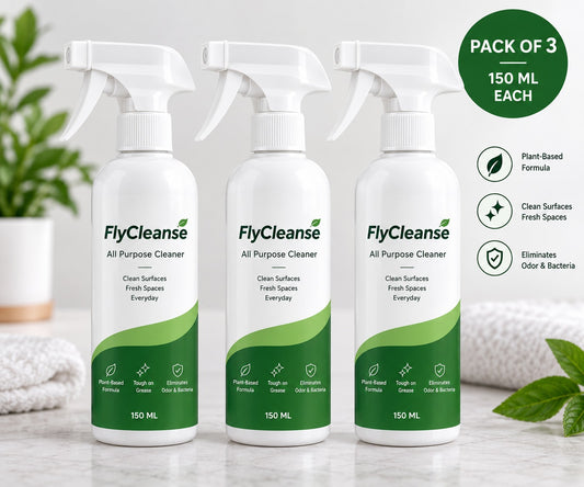 Fly cleanse All Purpose Cleaner 150ml each (Pack of 3)