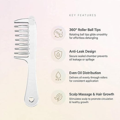 OilGlide® - Hair Oil Applicator Comb
