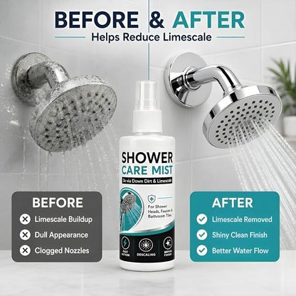 Shower Care Mist Shower Heads Faucets Bathroom Tiles 100ml Each Pack Of 2