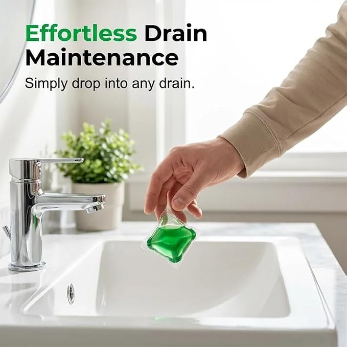 SinkScent® - Sink deodorizer pods for kitchen and bathroom Drain 30 pods