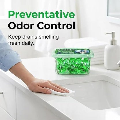 SinkScent® - Sink deodorizer pods for kitchen and bathroom Drain 30 pods