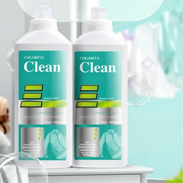 (BUY 1 GET 1 FREE) ClearWhite Max - 8 in 1 Colour Bleach Laundry Detergent Stain Remover