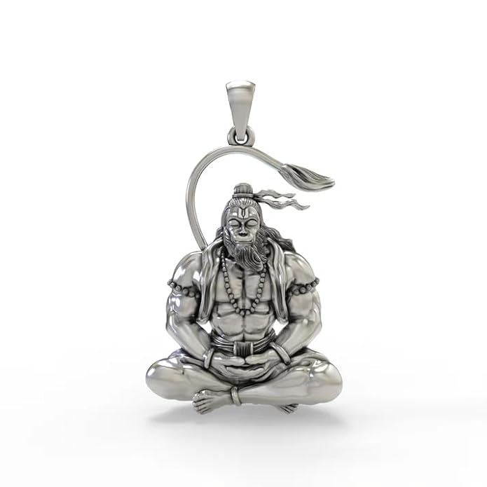 Hanuman Raksha Silver Amulet