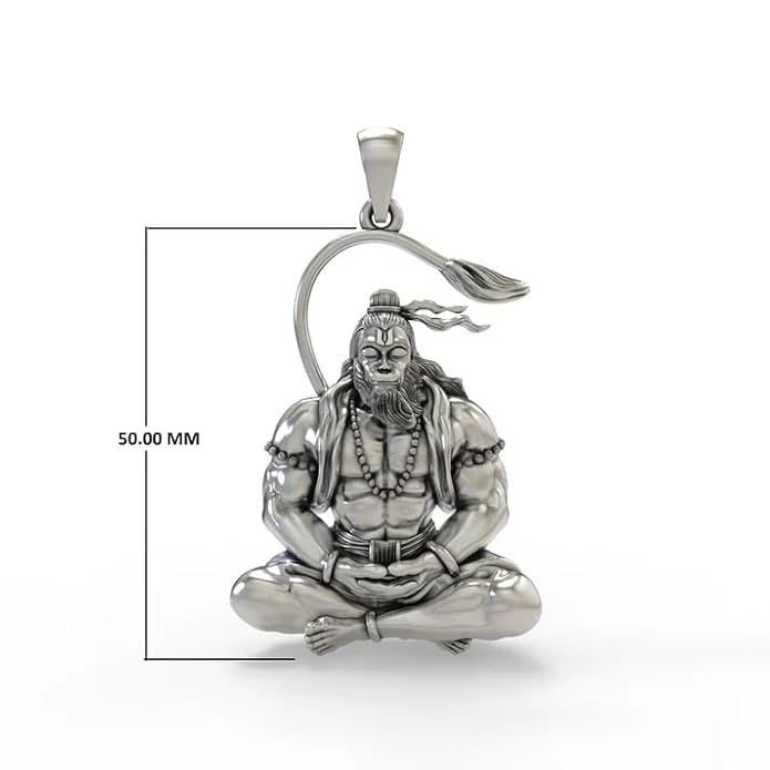 Hanuman Raksha Silver Amulet