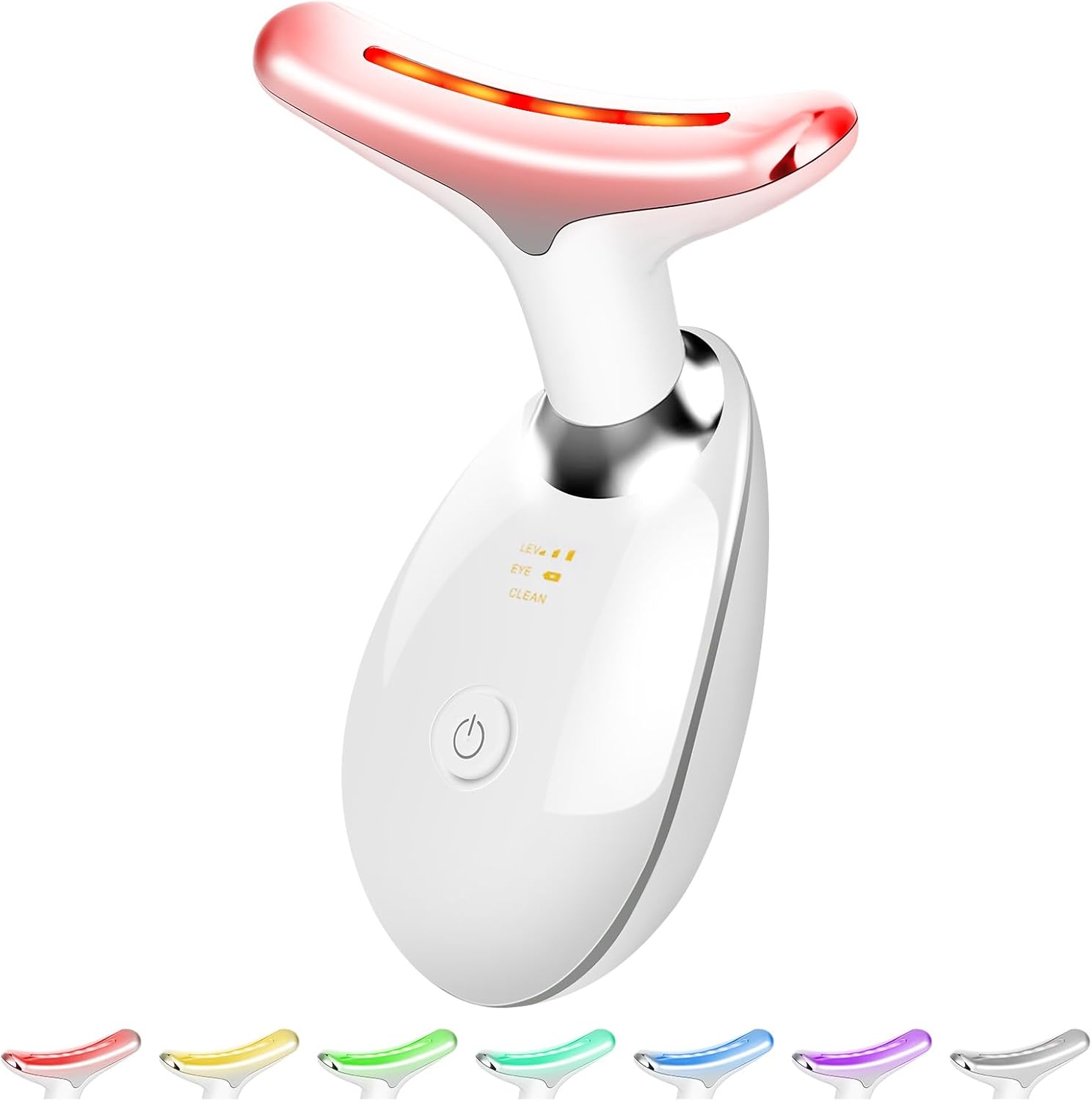 Red Light Therapy 7-Color LED Face & Neck Rejuvenation Device