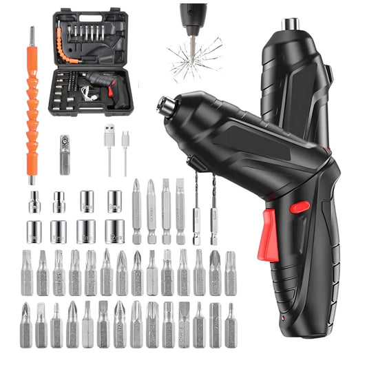 TorqueX Pro® - Metal Electric Screwdriver with 47 pcs Screwdriver Bit Set