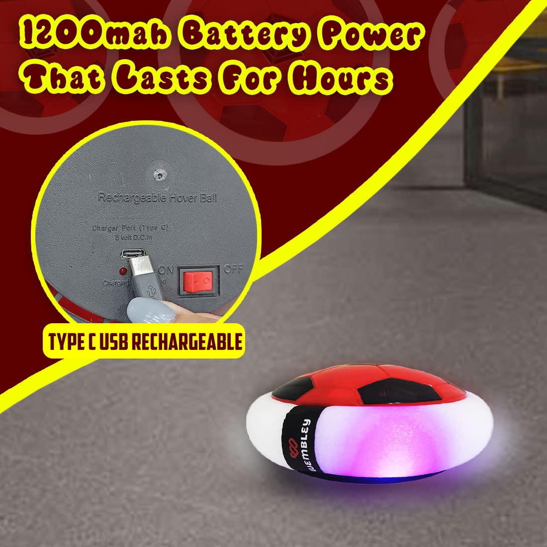 AirBlaze® - Electric Magic Floating Air LED Soccer Ball