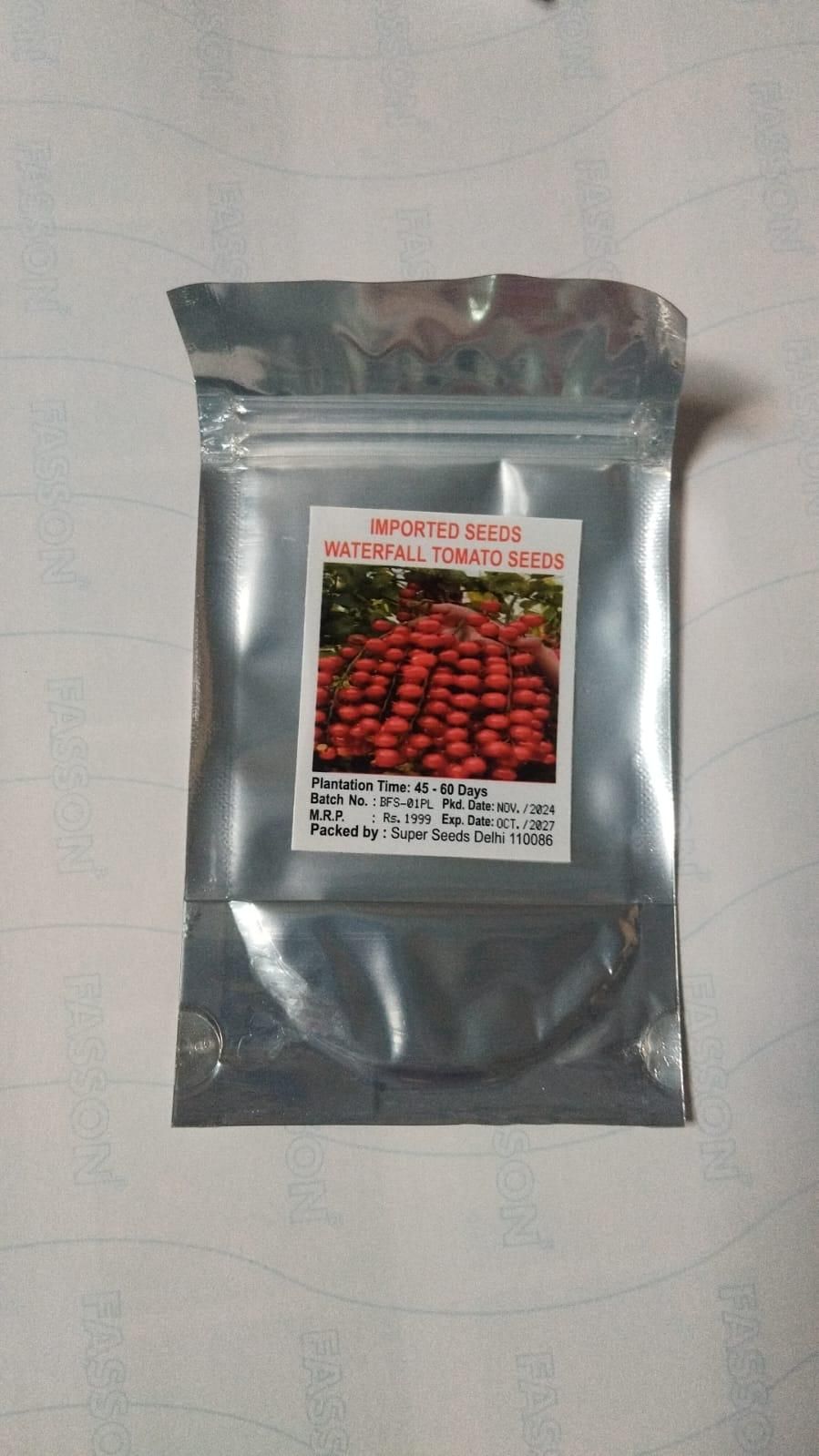 GrowEase Waterfall Tomato Seeds (with Free Plant Growth Supplement)