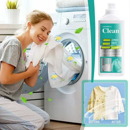 (BUY 1 GET 1 FREE) ClearWhite Max - 8 in 1 Colour Bleach Laundry Detergent Stain Remover