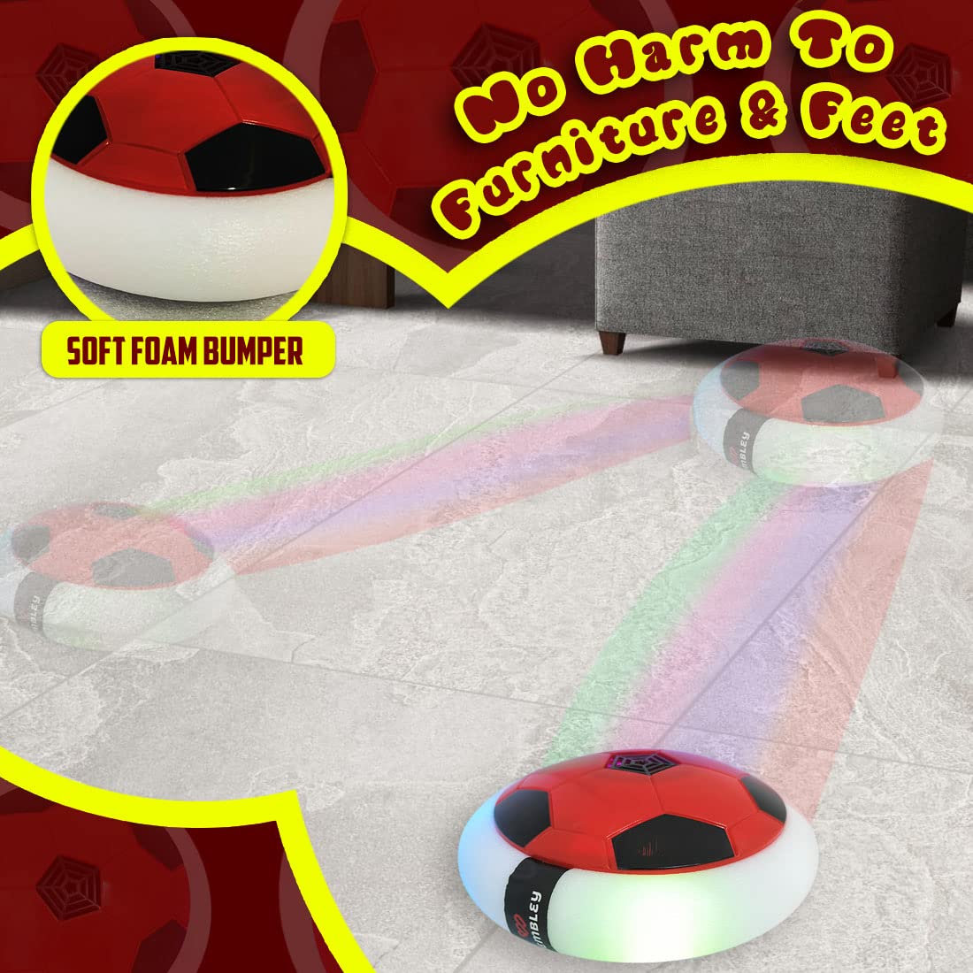 AirBlaze® - Electric Magic Floating Air LED Soccer Ball